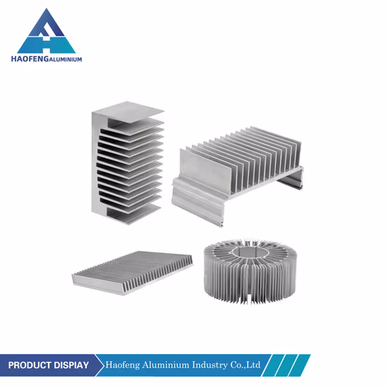 6061 T6 Extrusionsaluminiumprofil CNC-Bearbeitung von Aluminium-Kühlkörper